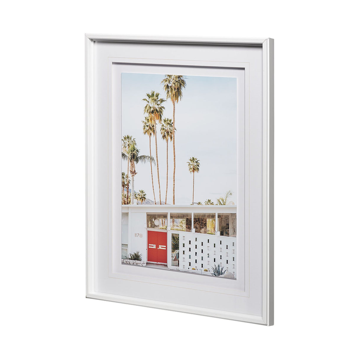 Tropical Heights-Home by Irene Suchoki a Framed Photo Art Print Matted under Glass from Mercana - Luna Furniture