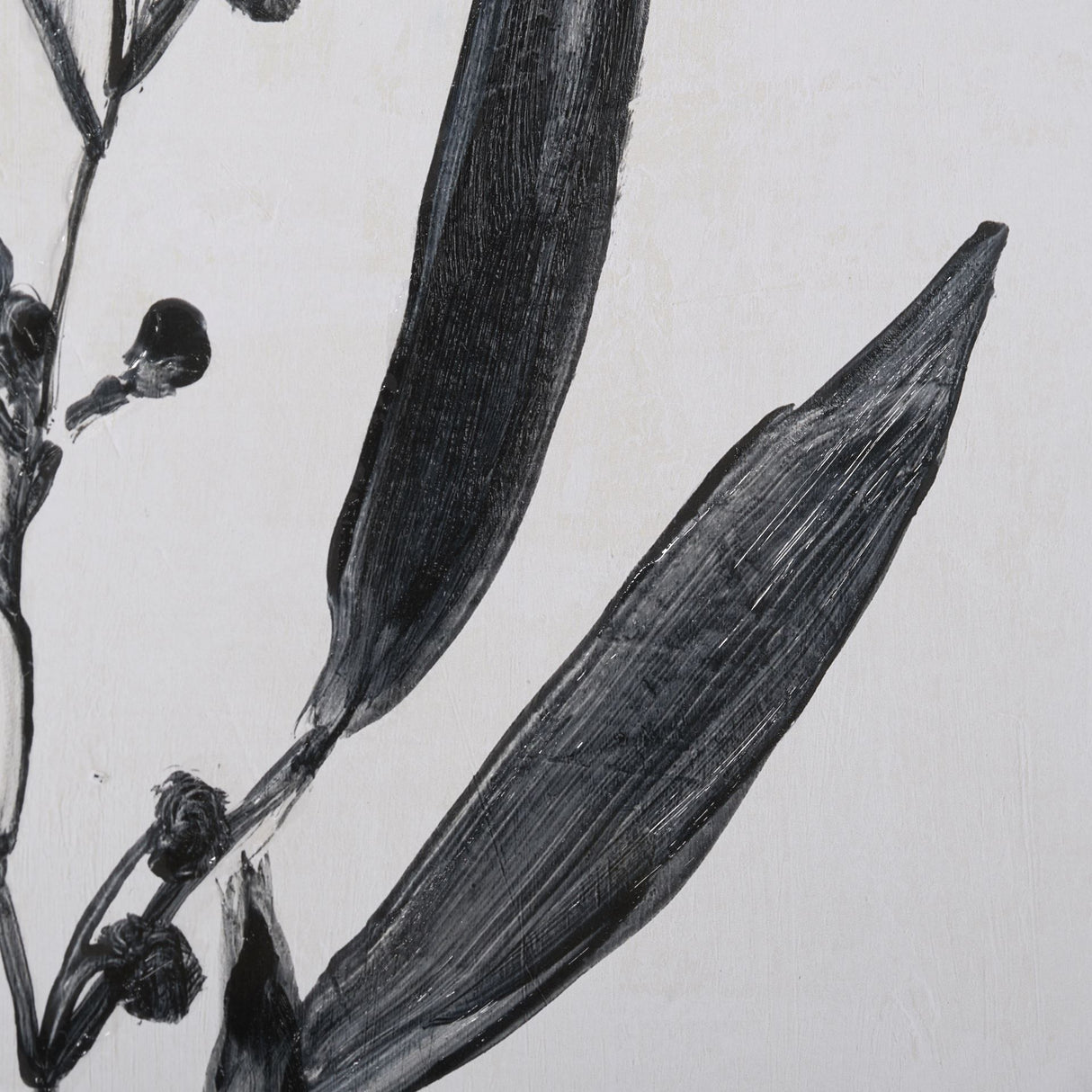 Botanical Study I by Julia Purinton a Hand Embellished Textured Framed Art Print Matted under Glass from Mercana - Luna Furniture