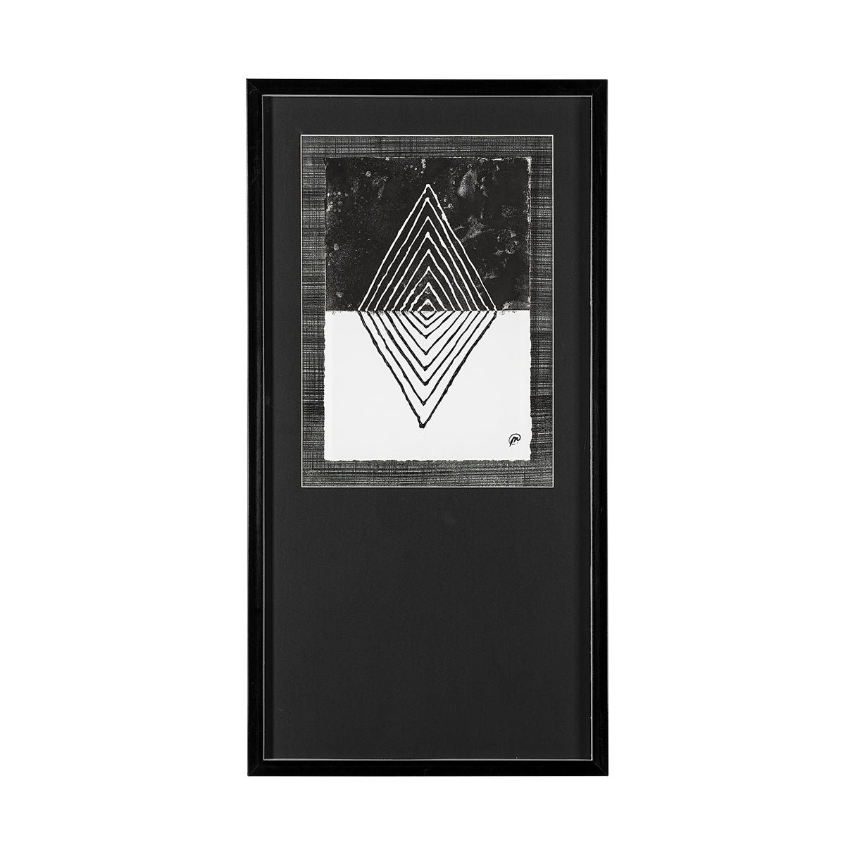 Diamond by Studio M a handmade Original Framed Artwork under Glass from Mercana - Luna Furniture