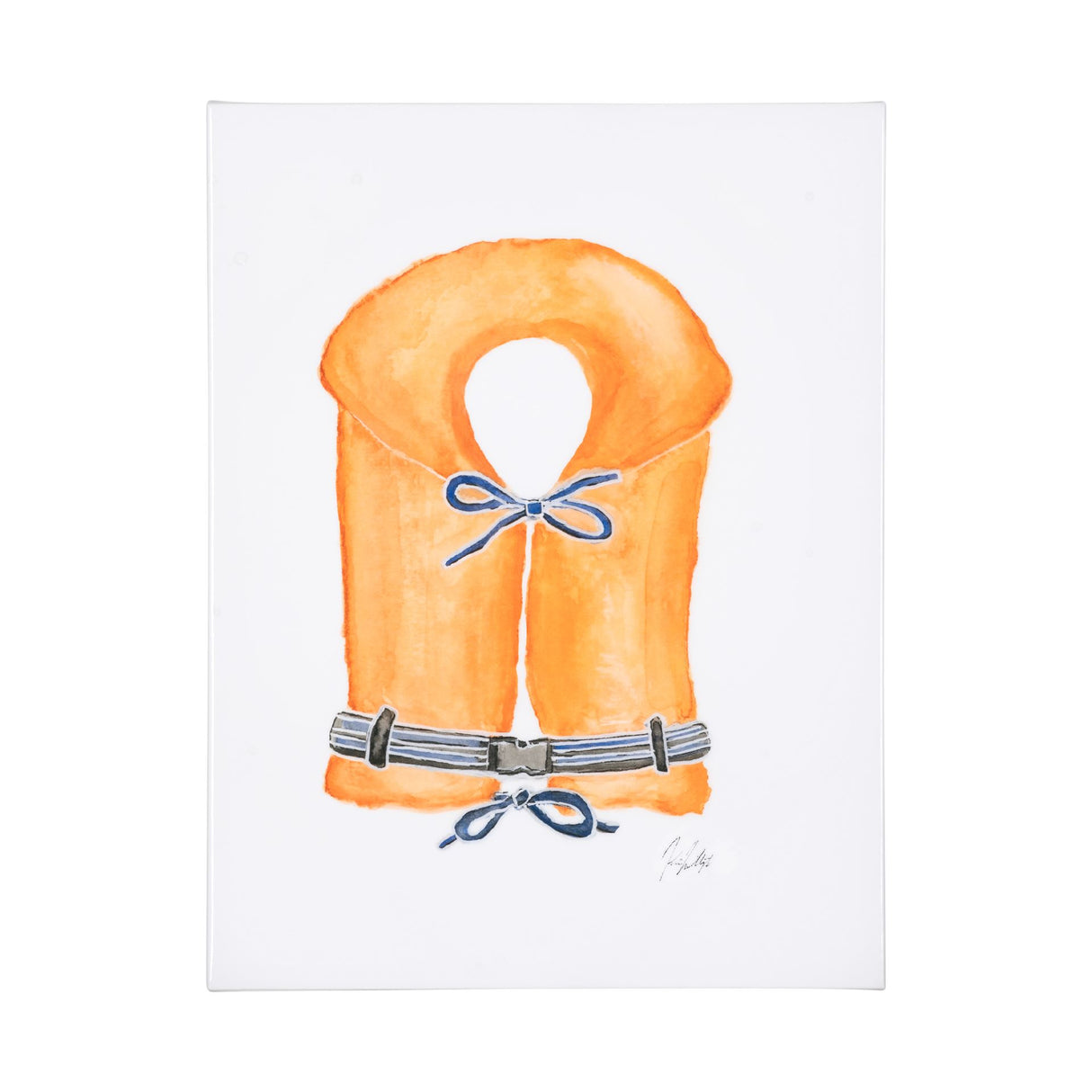 Lifejacket II by Mercana Studio a Hand Embellished Textured Canvas from Mercana - Luna Furniture
