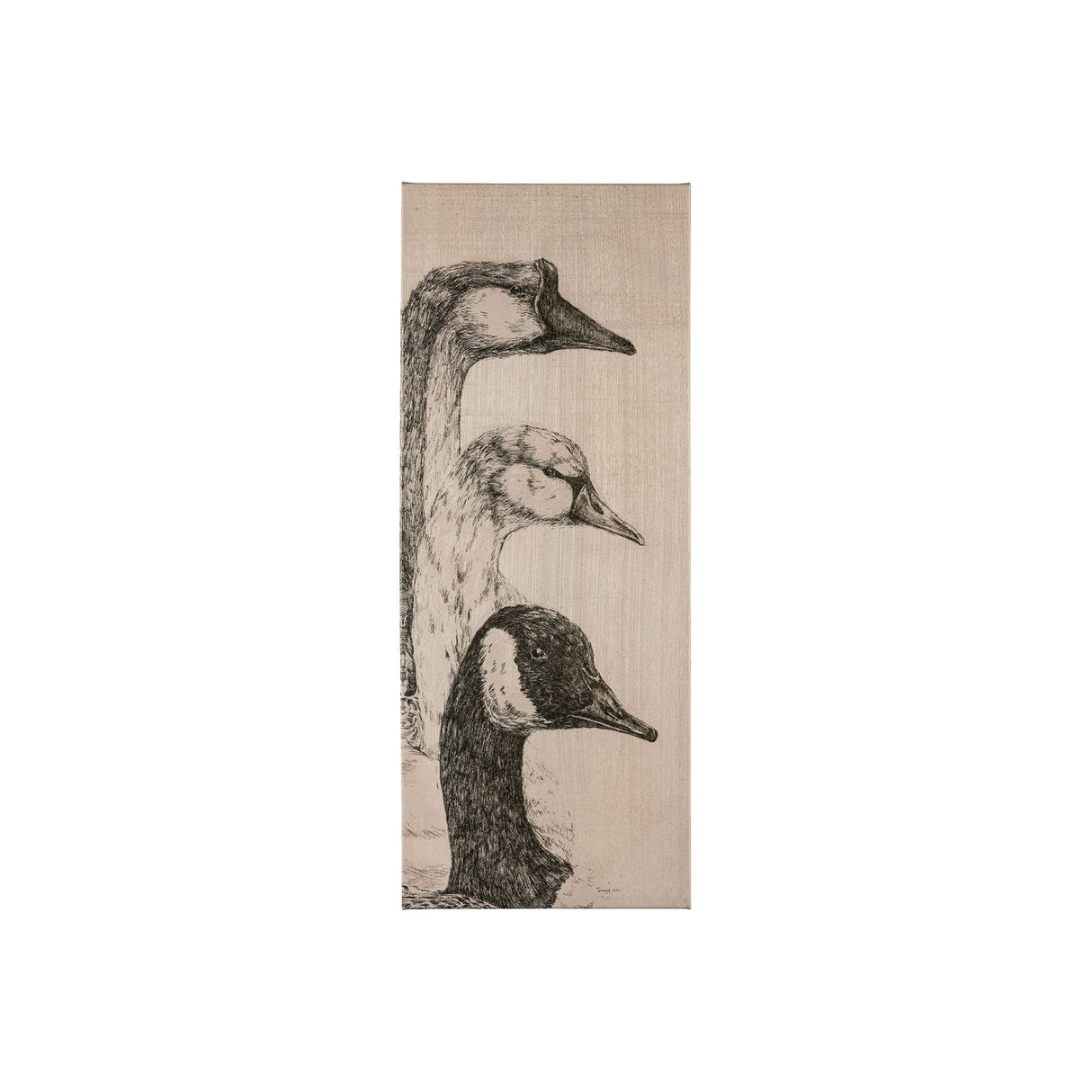 Three is a Crowd II by Mercana Studio a Hand Embellished Textured Canvas from Mercana - Luna Furniture