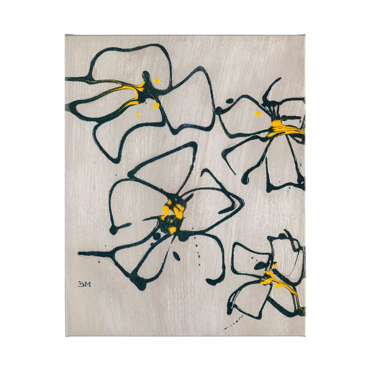 Blossom I by Mercana Studio a Hand Embellished Textured Canvas from Mercana - Luna Furniture