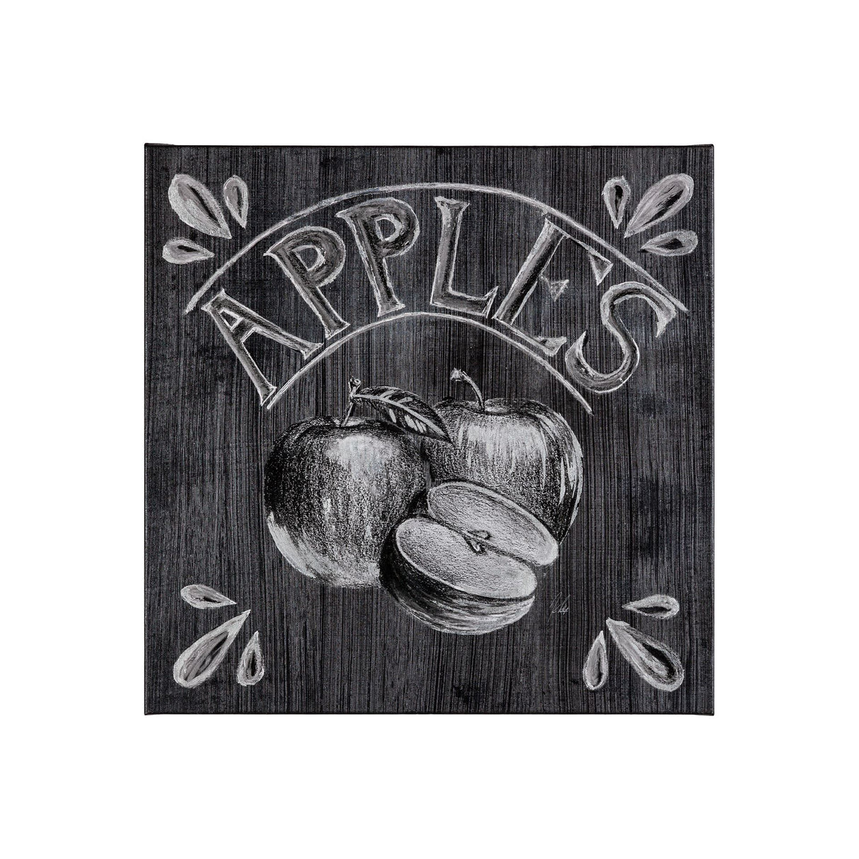 Farm Fresh Apples by Mercana Studio a Hand Embellished Textured Canvas from Mercana - Luna Furniture