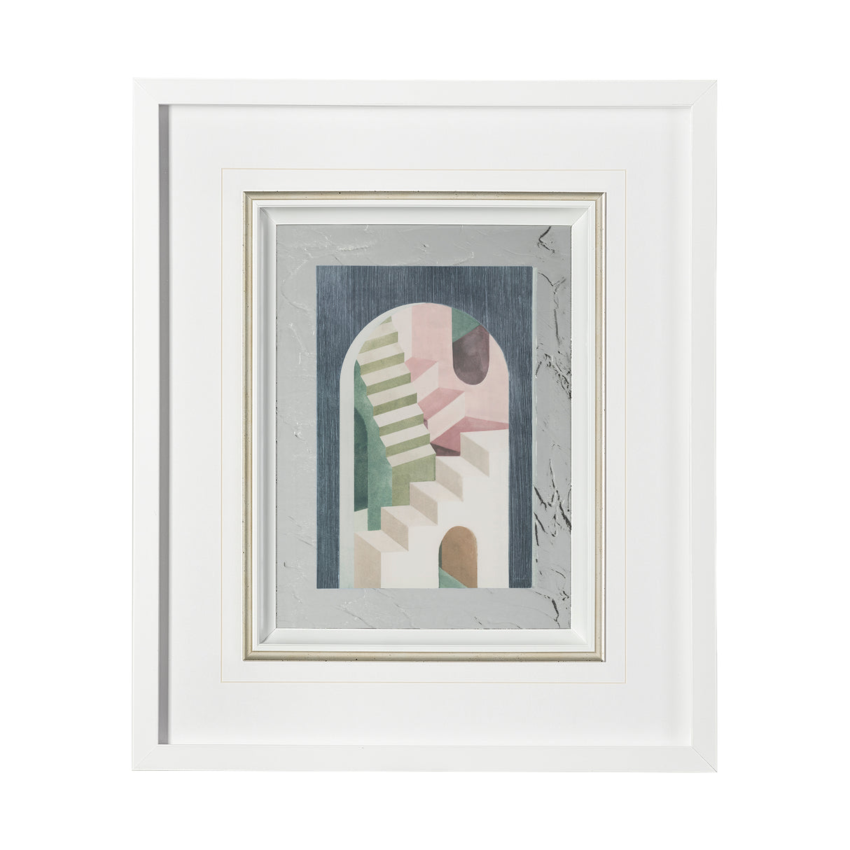 Labyrinth I Multi Color by Mercana Studio Hand Embellished Framed Art Print Matted under Glass from Mercana - Luna Furniture