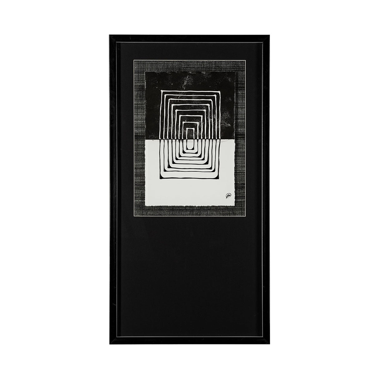 Square by Studio M a handmade Original Framed Artwork under Glass from Mercana - Luna Furniture