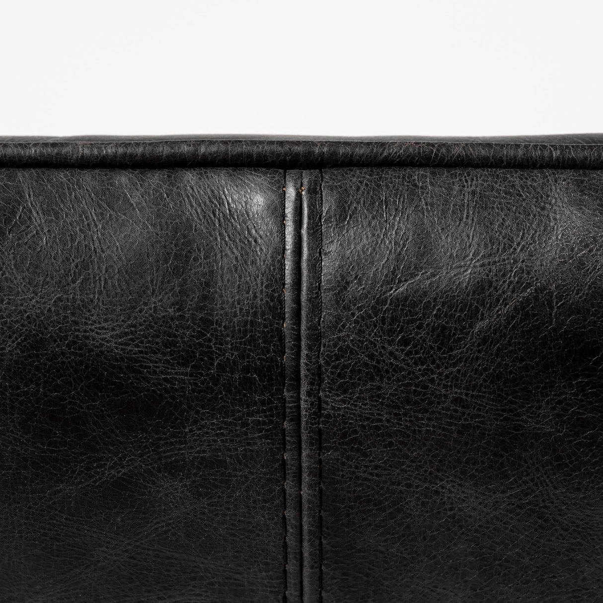 Flavelle II Black Leather Cushion Seat and Solid Iron Base Accent Chair from Mercana - Luna Furniture
