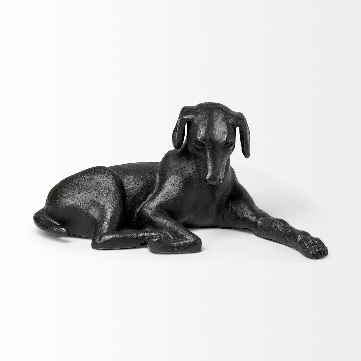 Czar 11L x 7W Black Metal Labrador Retriever from Mercana - Luna Furniture