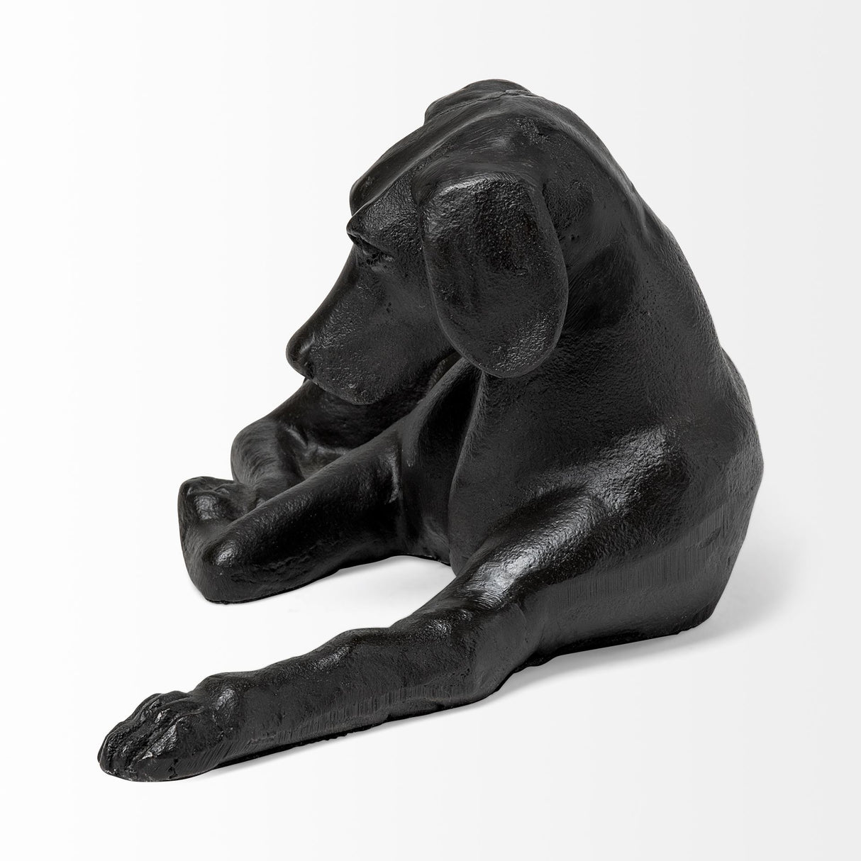 Czar 11L x 7W Black Metal Labrador Retriever from Mercana - Luna Furniture