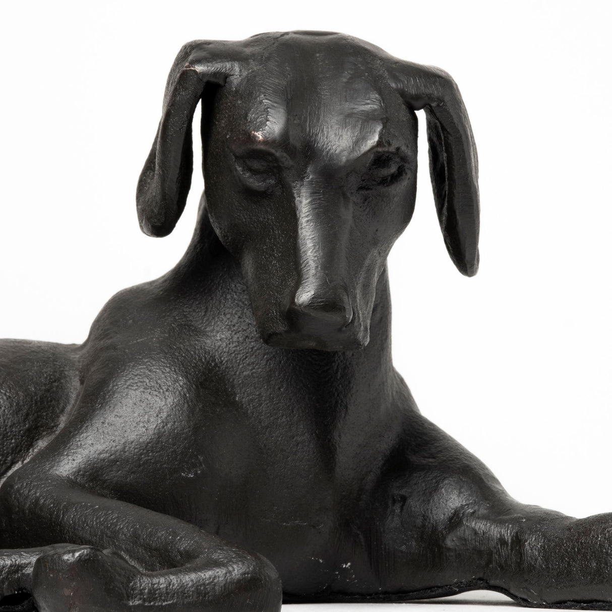 Czar 11L x 7W Black Metal Labrador Retriever from Mercana - Luna Furniture
