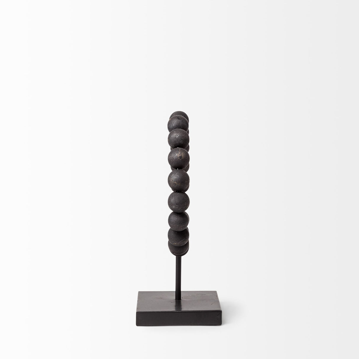 Tulane I (Small) 9L x 5W Black Beaded Broken Sphere Decorative Object from Mercana - Luna Furniture