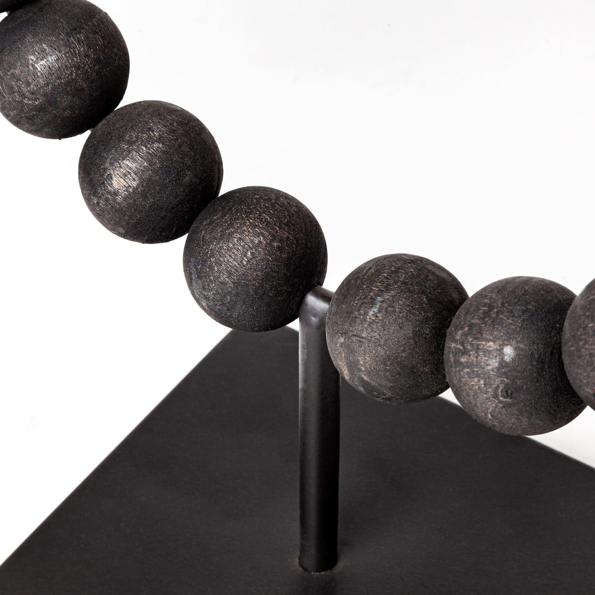 Tulane I (Small) 9L x 5W Black Beaded Broken Sphere Decorative Object from Mercana - Luna Furniture