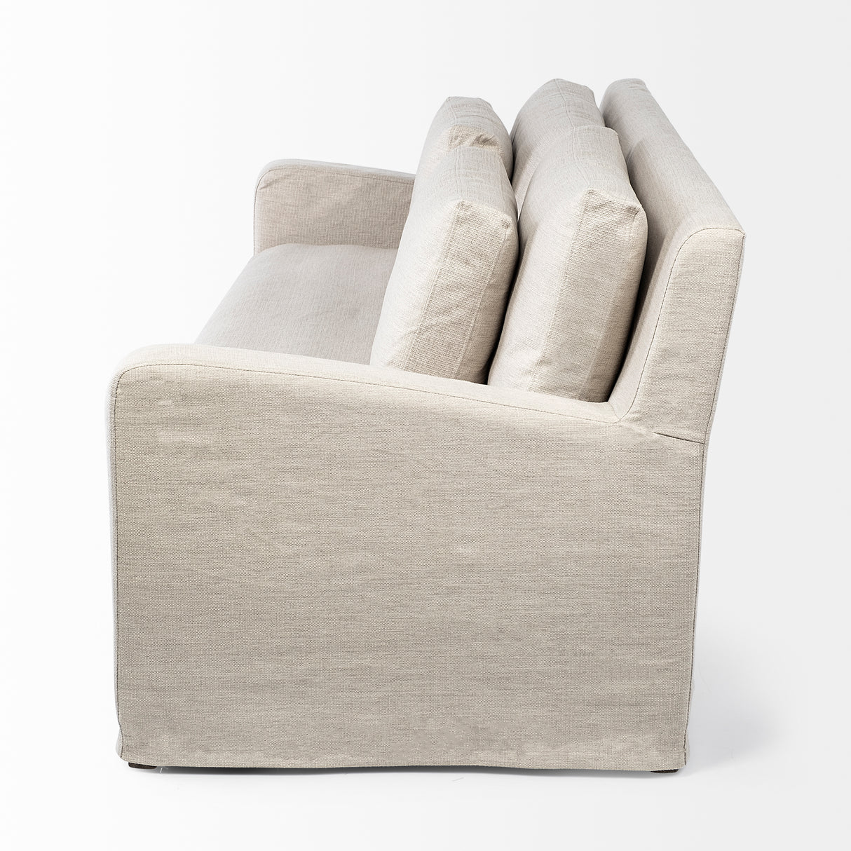 Denly II 92.5 X 38.25 X 34.5 Beige Slipcover Three Seater Sofa from Mercana - Luna Furniture
