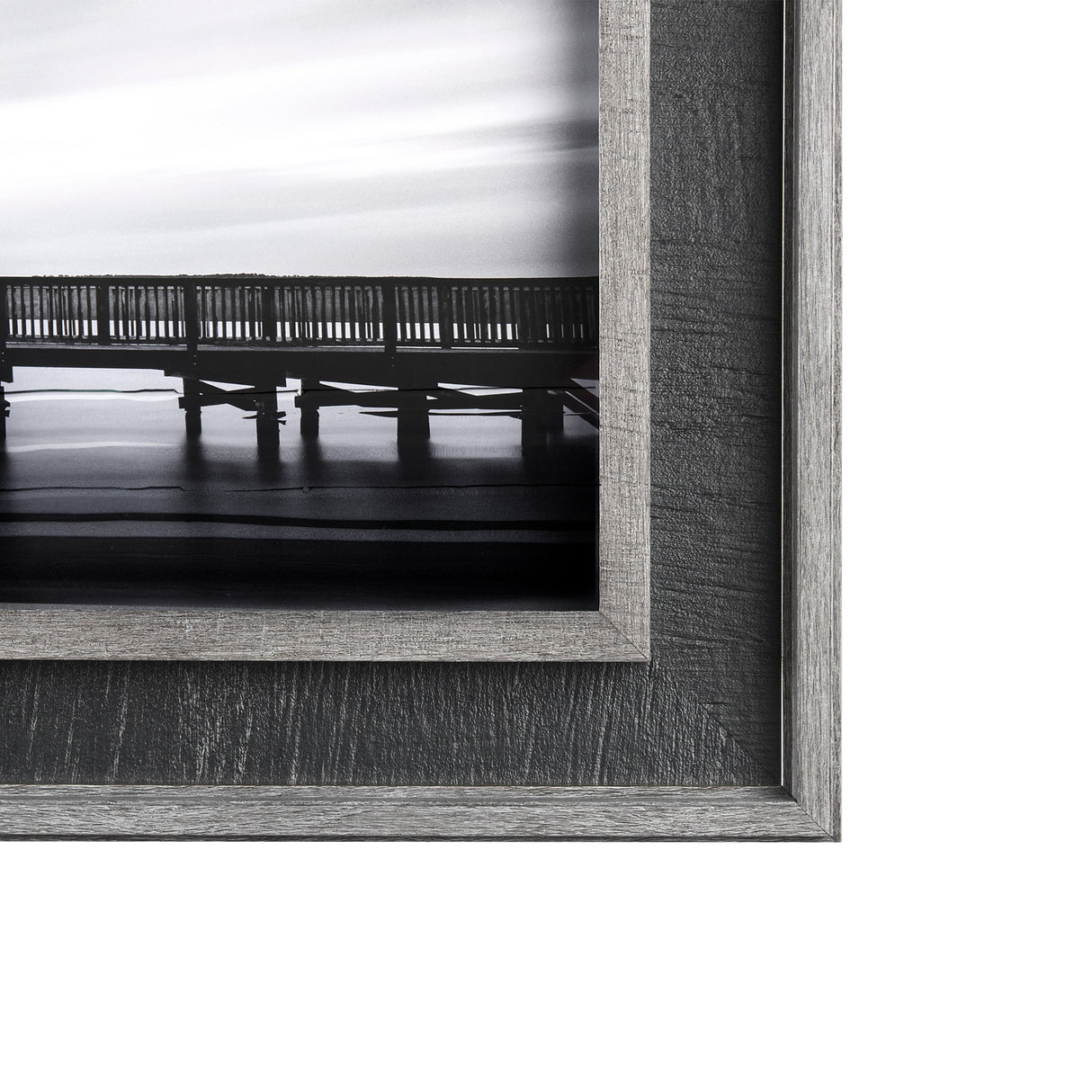 Calm by D Burt a Hand Embellished Textured Framed Photo Art Print Matted under Glass from Mercana - Luna Furniture
