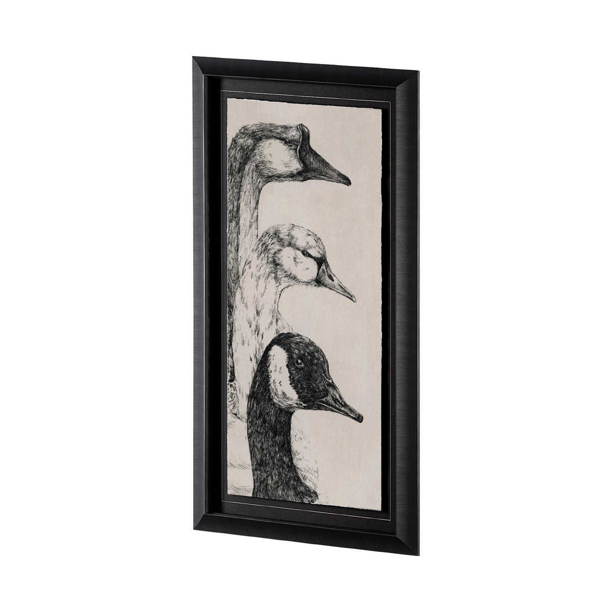 Three is a Crowd II by Mercana Studio Hand Embellished Textured Framed Art Print Matted under Glass from Mercana - Luna Furniture