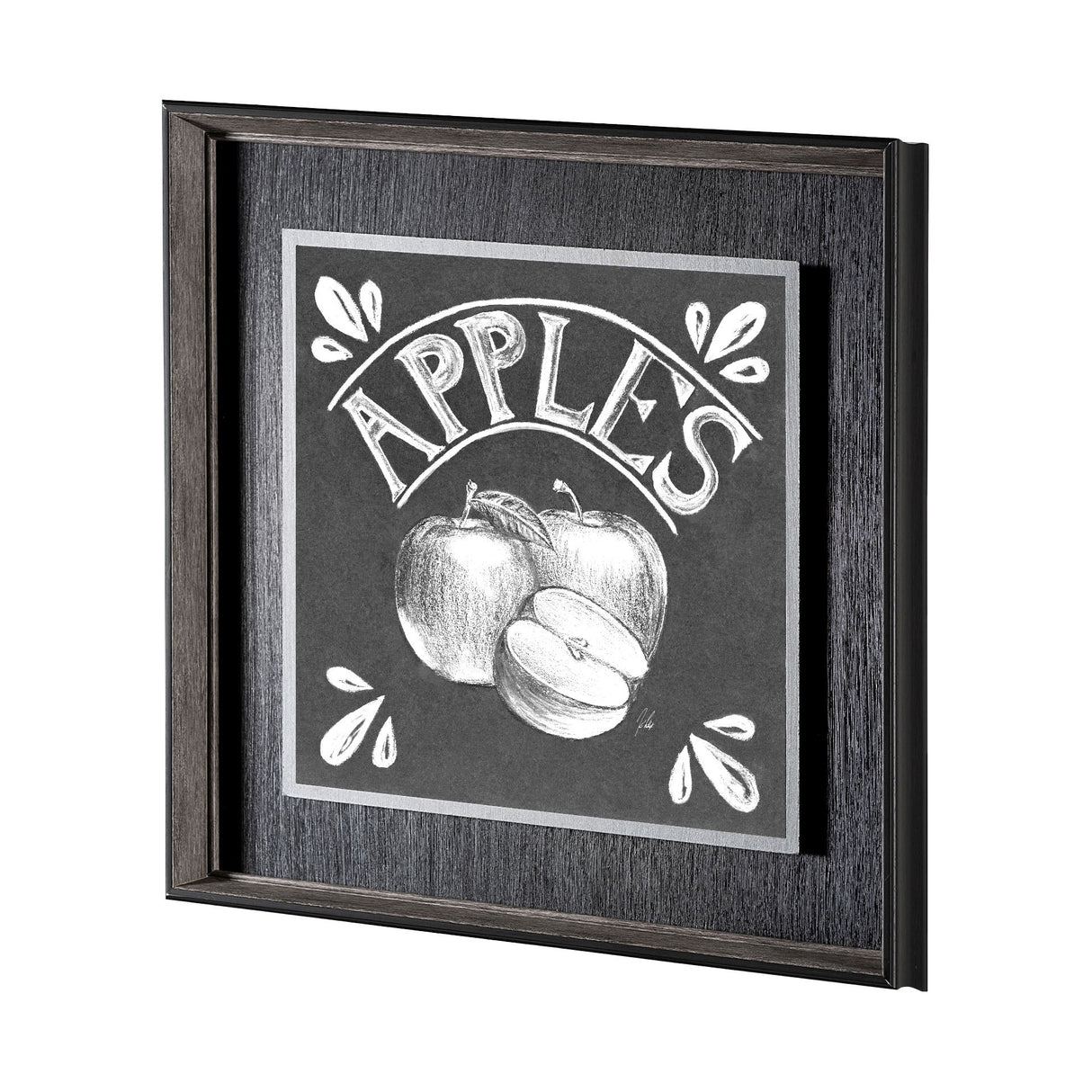 Farm Fresh Apples by Mercana Studio a Hand Embellished Textured Framed Art Print from Mercana - Luna Furniture