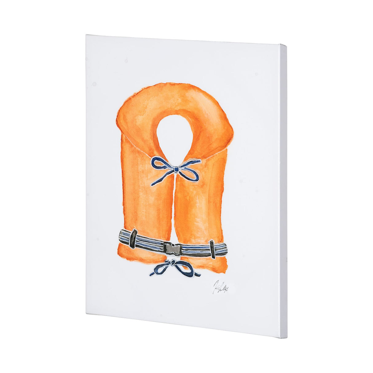 Lifejacket II by Mercana Studio a Hand Embellished Textured Canvas from Mercana - Luna Furniture