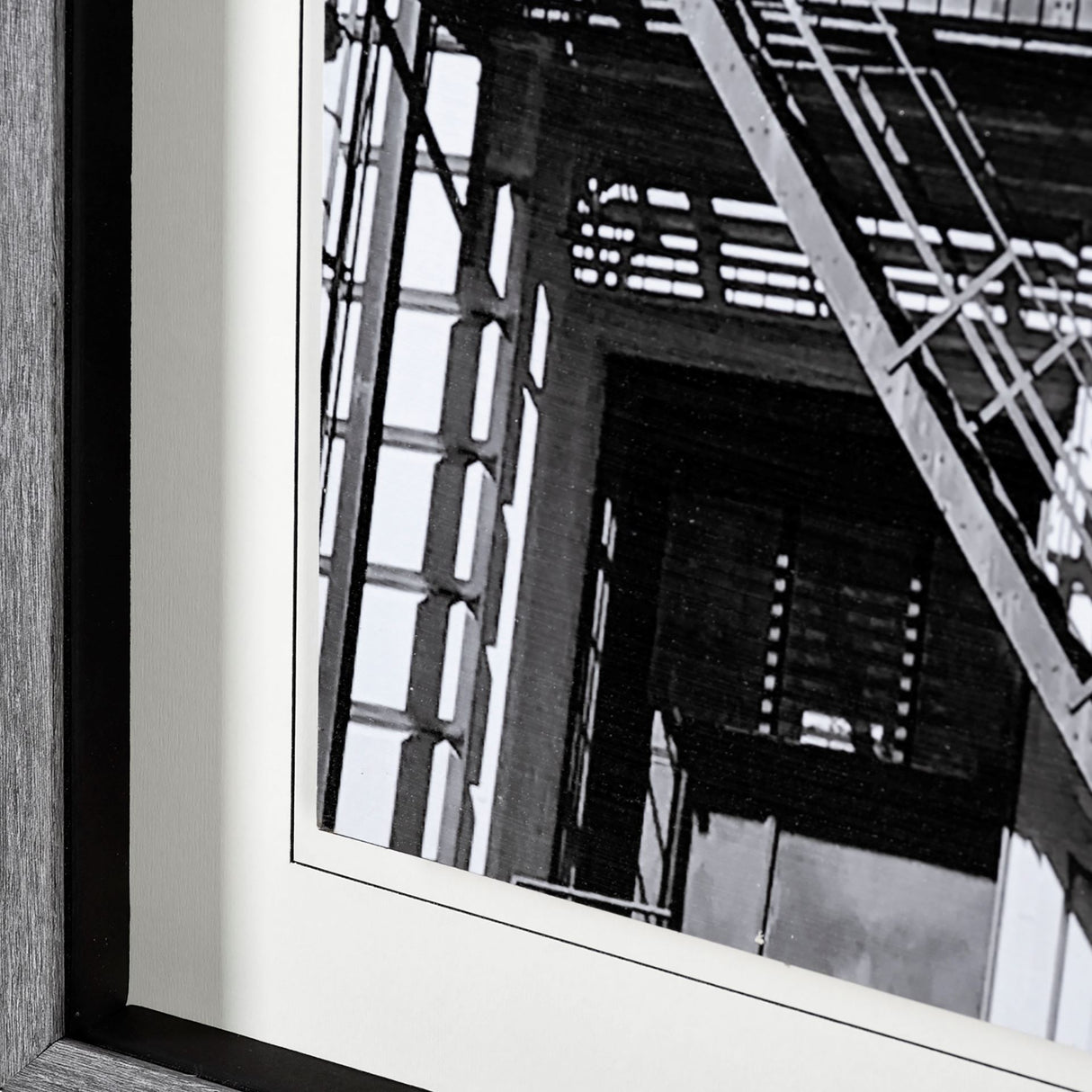 New York Fire Escape by Susan Vizary Photoy Hand Embelished Framed Photo Art Print Matted under Glas from Mercana - Luna Furniture