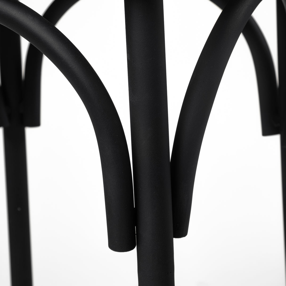 Etienne 26.25" Seat Height Black Wood Seat Black Metal Base Stool from Mercana - Luna Furniture
