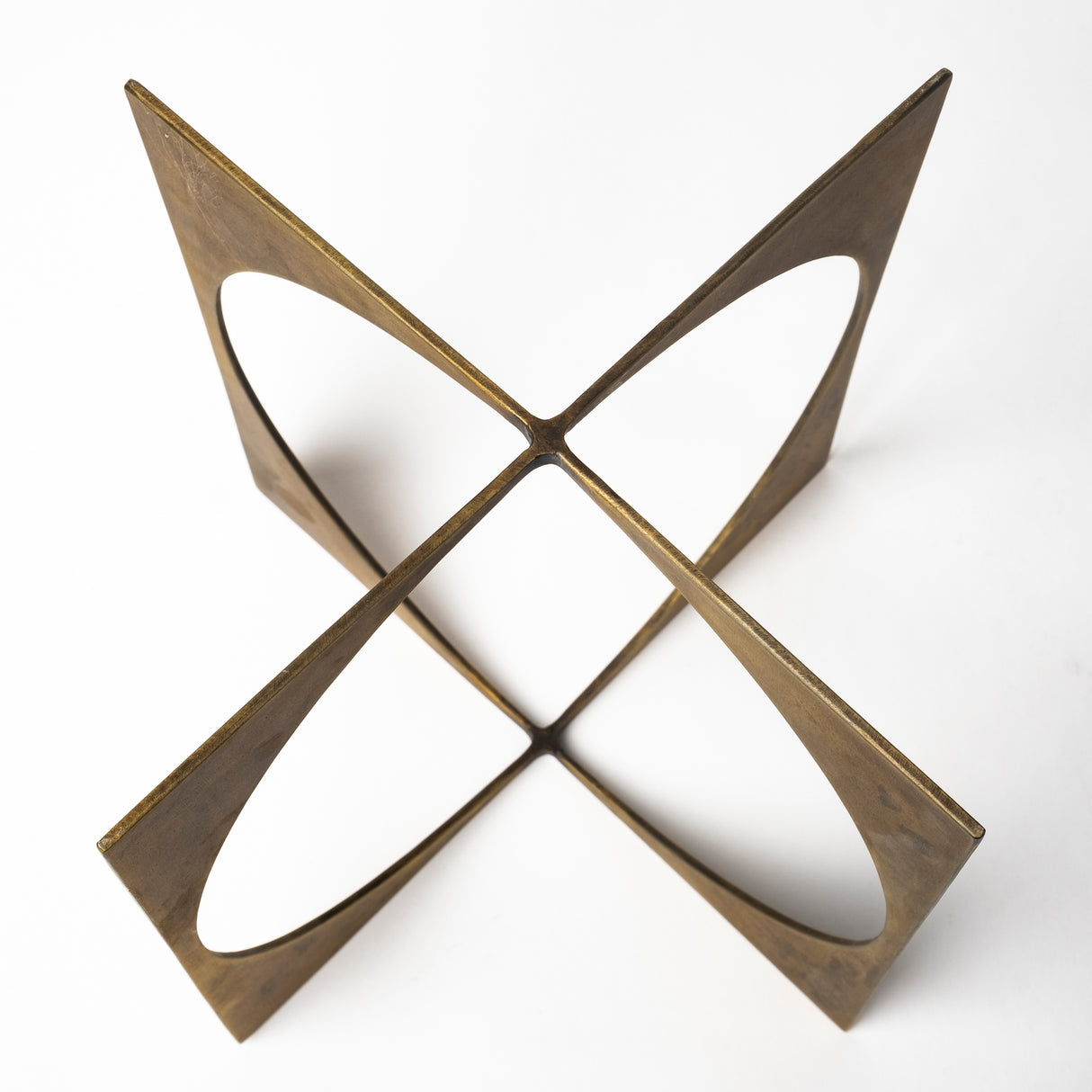 Lima II (Large) 10L x 10W Gold Geometric Decorative Object from Mercana - Luna Furniture