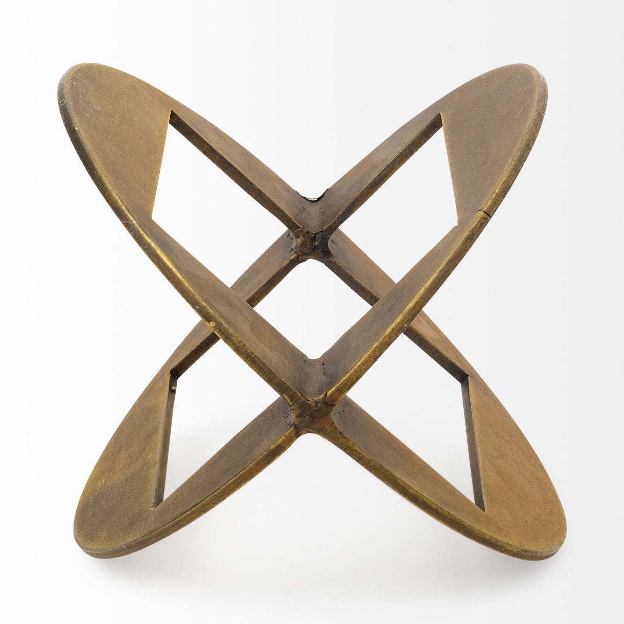 Cusco I (Small) 5L x 5W Gold Geometric Decorative Object from Mercana - Luna Furniture
