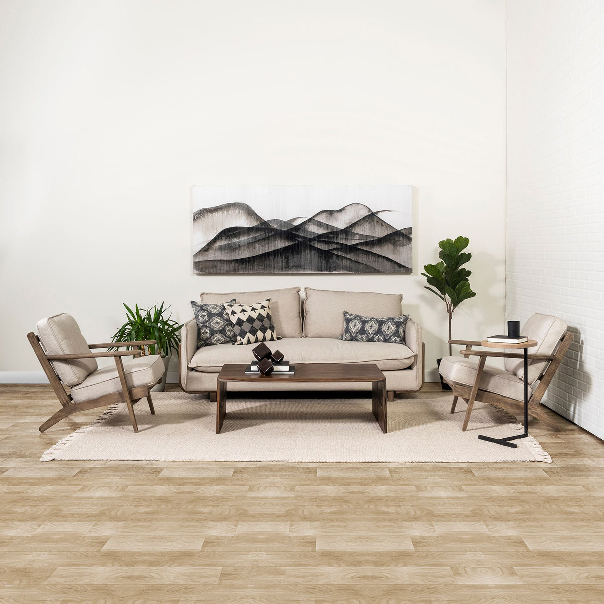 Mayweather (Set of 3) Black Geometric Ceramic Cubes from Mercana - Luna Furniture