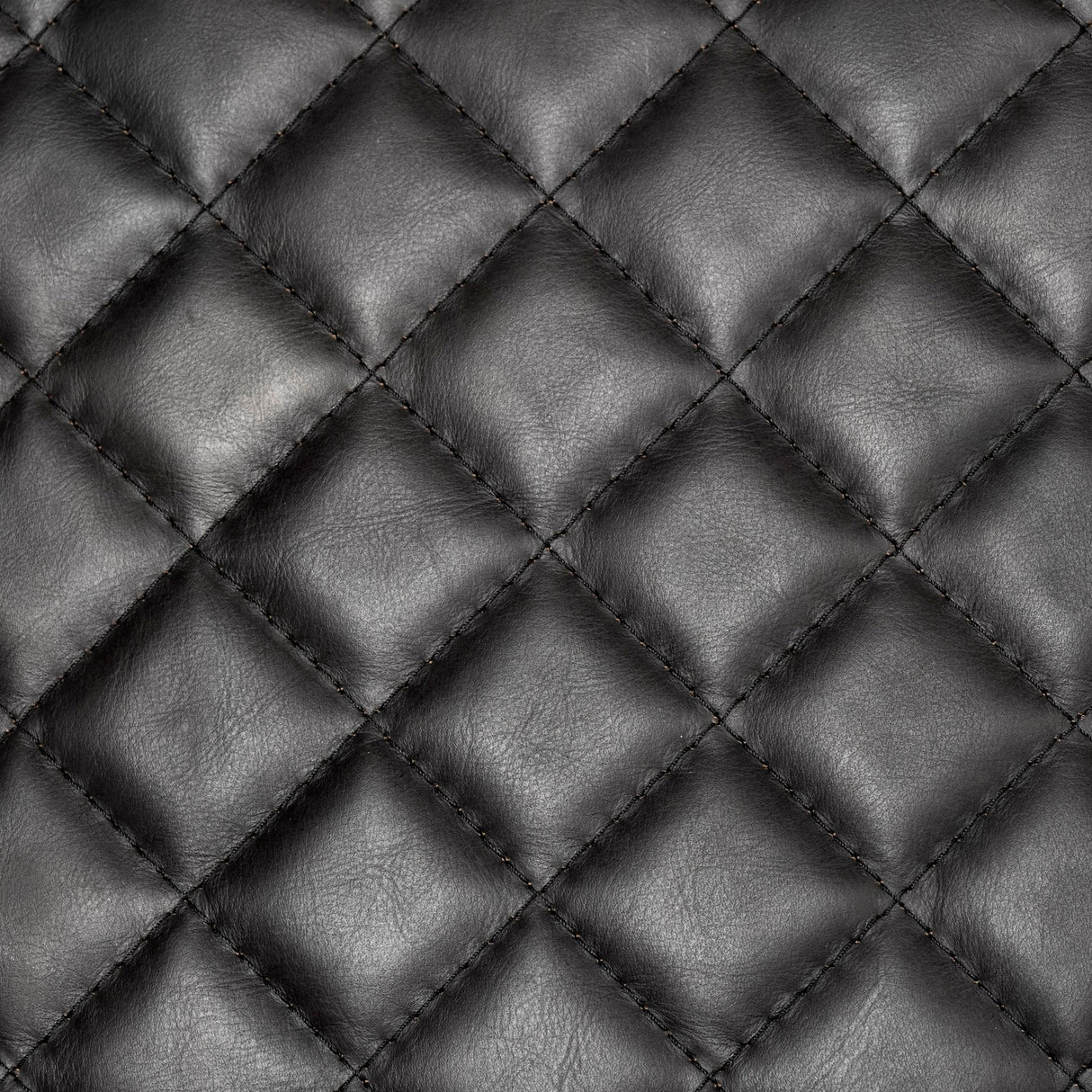 Horace I Black Leather Diamond Pattern w/Gold Iron Frame Accent Chair from Mercana - Luna Furniture