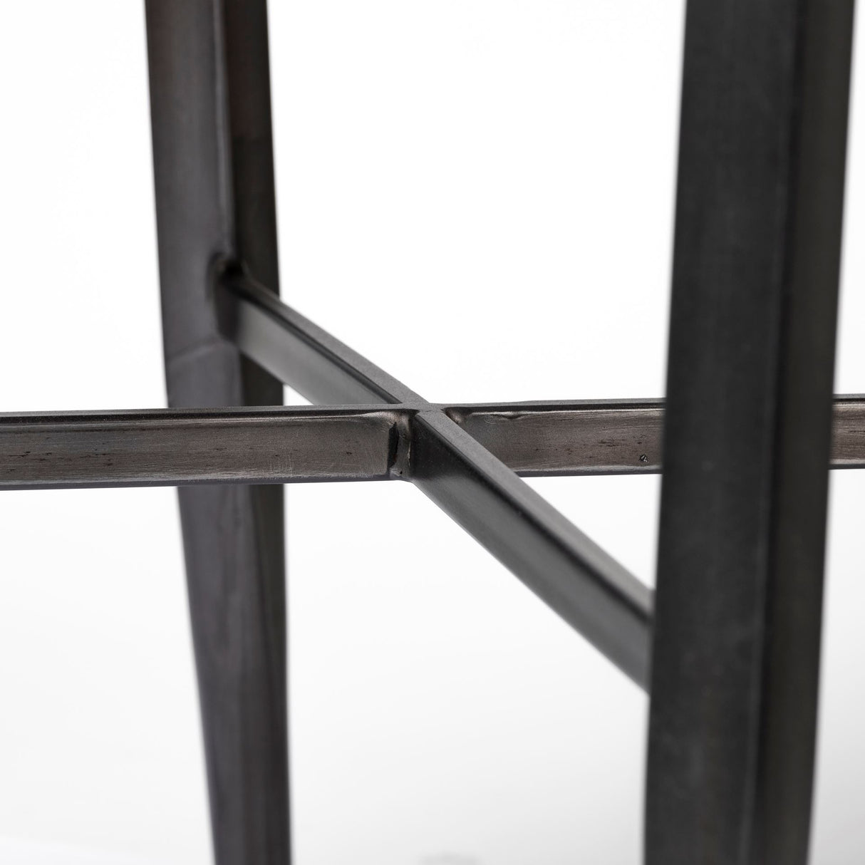 Horsdal Black Genuine Leather Seat w/ Black Metal Frame Dining Chair from Mercana - Luna Furniture