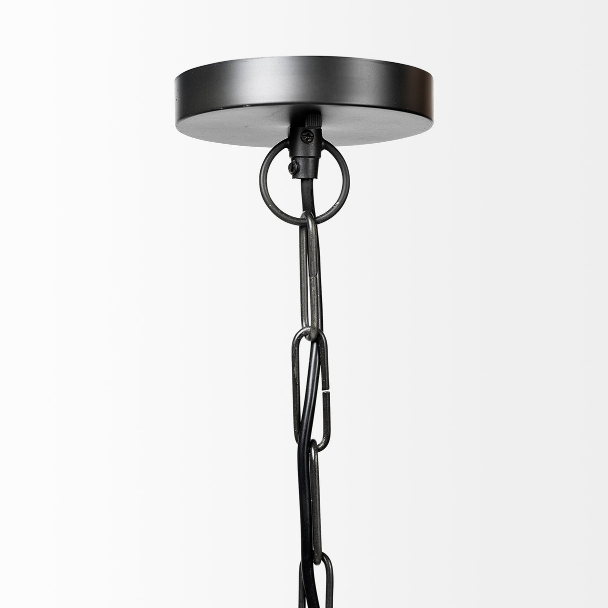 Minerva 19x22 Metallic Gray Hammered Detail Pendant Light from Mercana - Luna Furniture