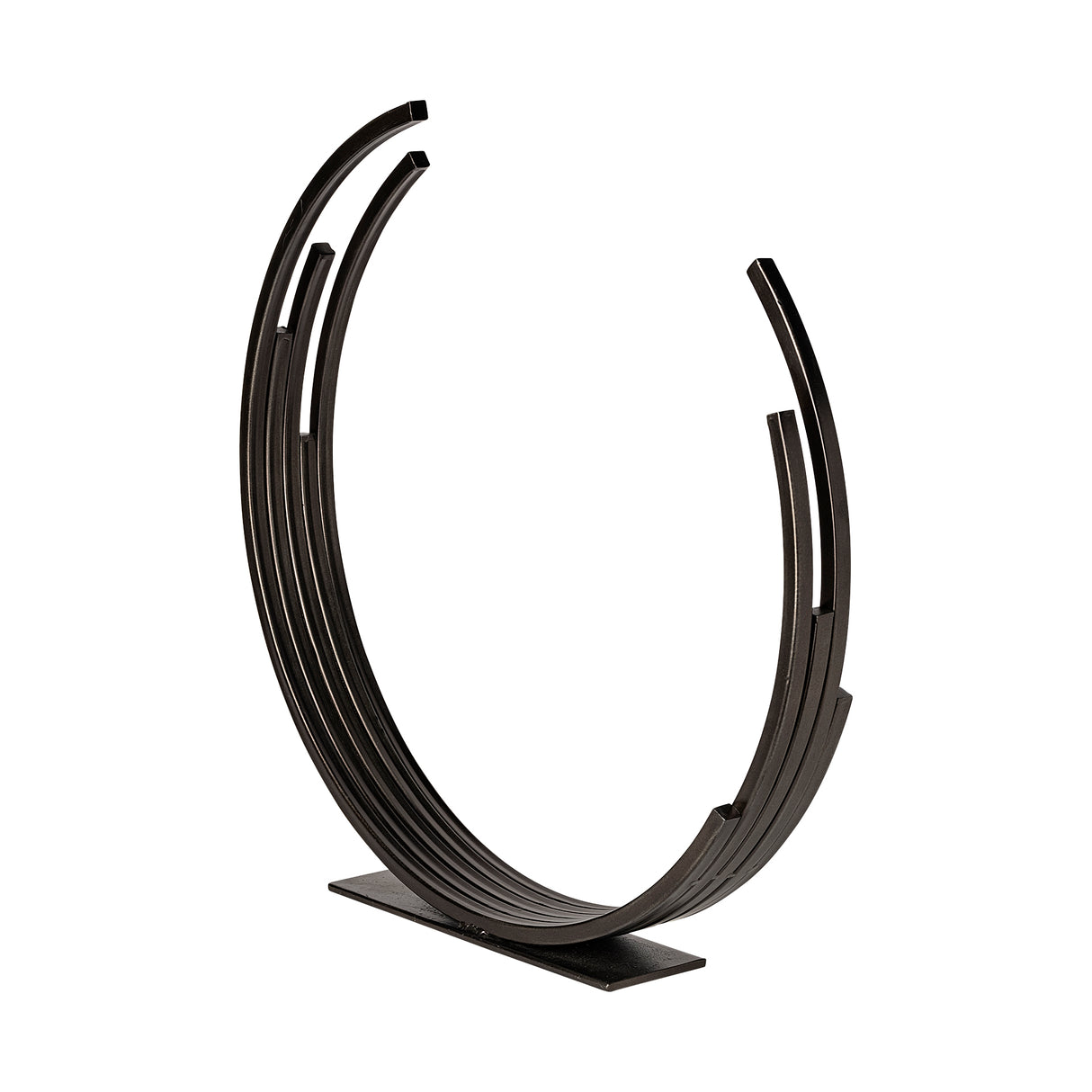 Taj (Large) 21L x 3W Black Broken Halo Decorative Object from Mercana - Luna Furniture