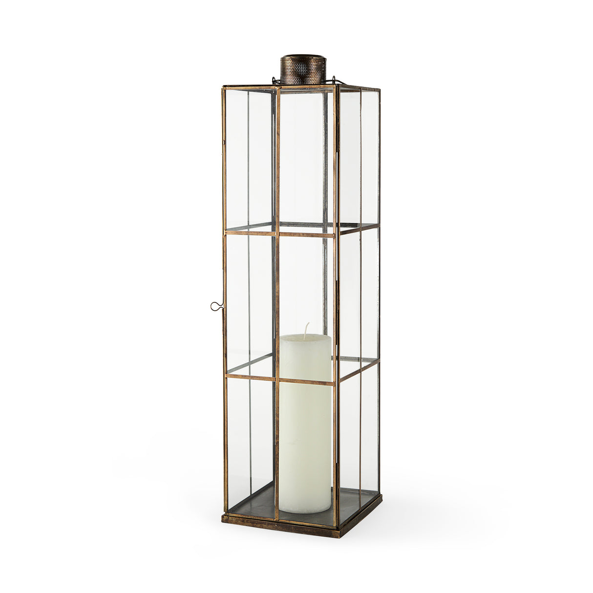 Grimwig (Large) 8L x 8W x 31H LANTERN W/SHEET BASE WITHOUT BEVEL from Mercana - Luna Furniture