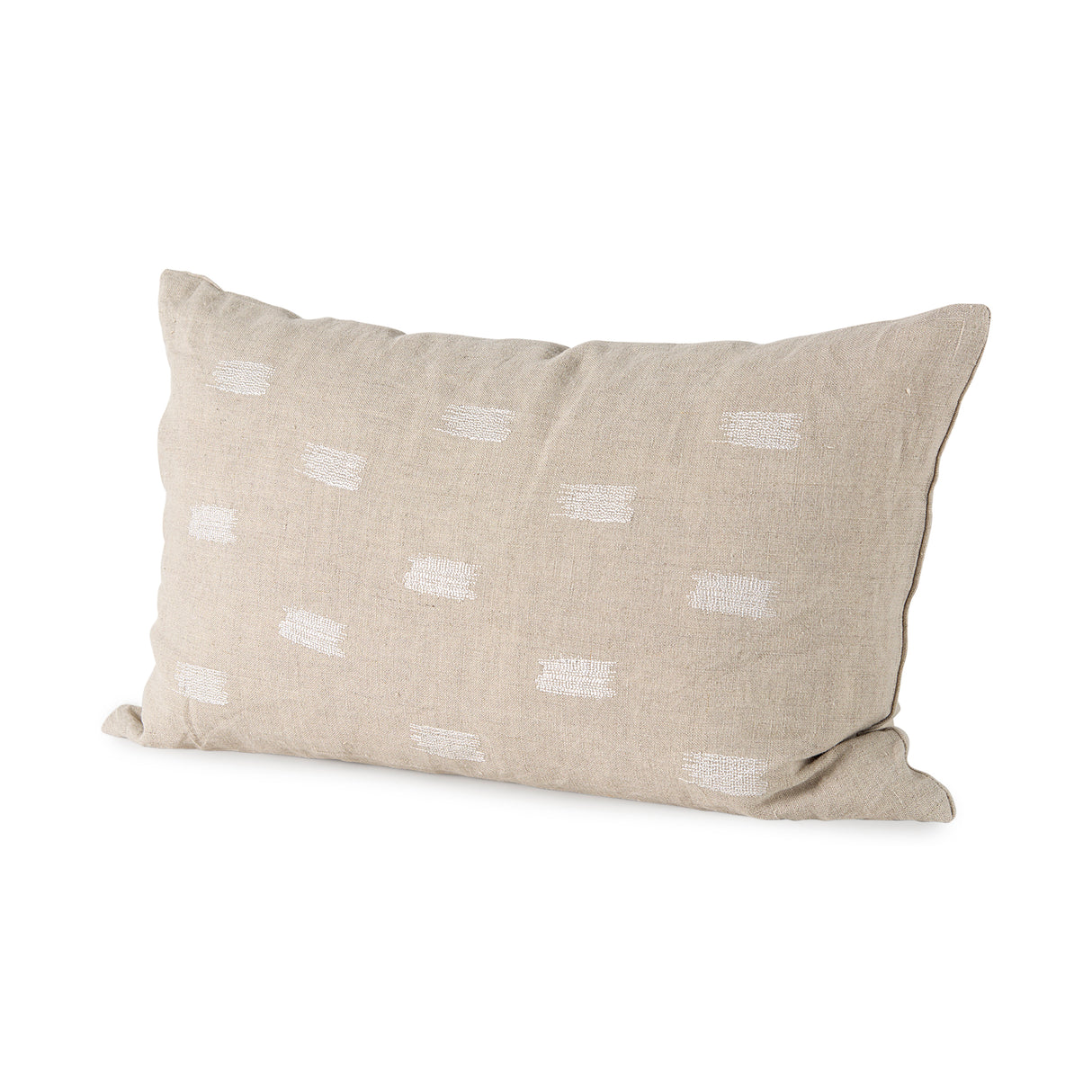 Lacey 13 x 21 Beige/White Decorative Pillow Cover from Mercana - Luna Furniture