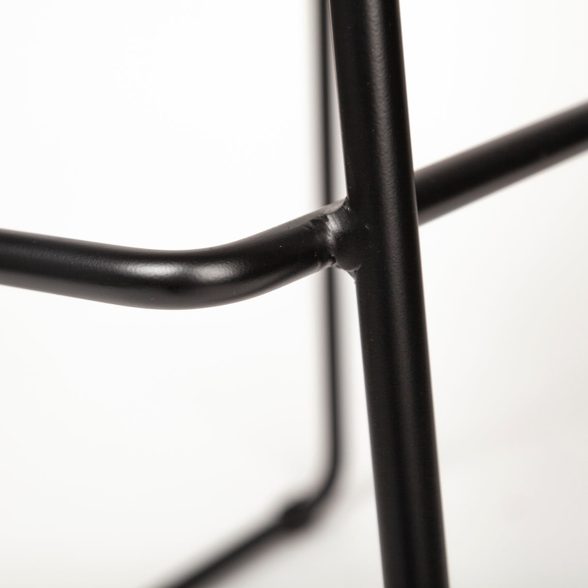 Meritt 37" Total Height Brown Leather Seat Black Metal Frame Stool from Mercana - Luna Furniture