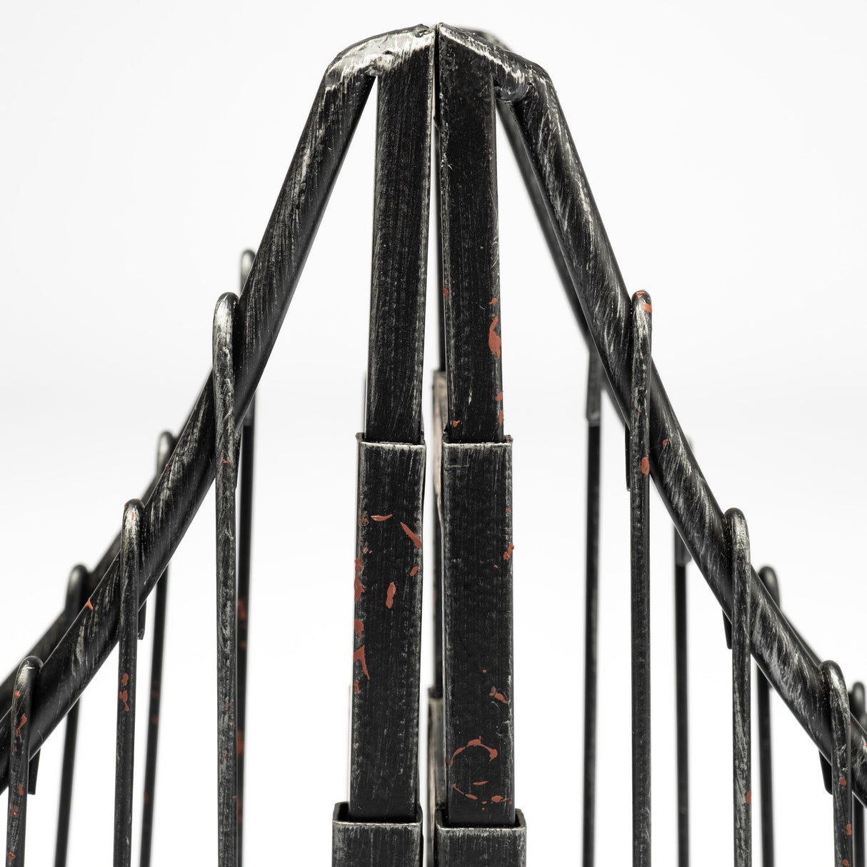 Suspension Set of 2 19L x 4W Brown Wrought Iron Suspension Bridge Bookends from Mercana - Luna Furniture