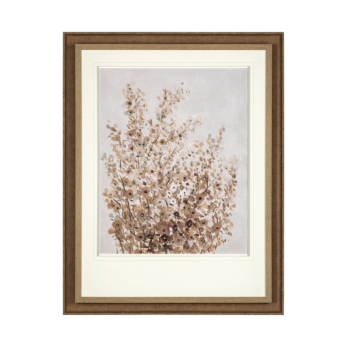 Rustic Wildflowers I by Tim OToole a Framed Art Print Matted under Glass from Mercana - Luna Furniture