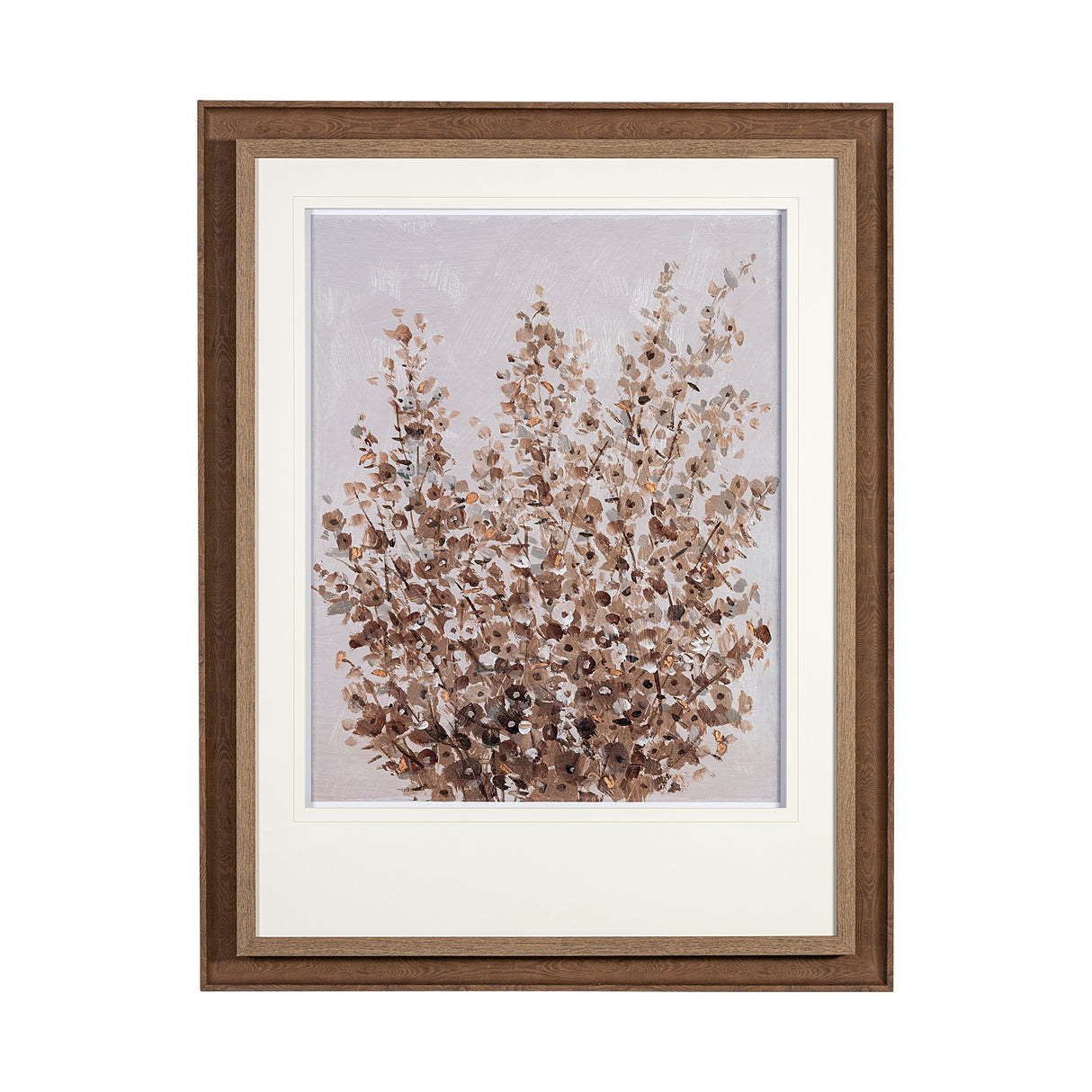 Rustic Wildflowers I by Tim OToole a Framed Art Print Matted under Glass from Mercana - Luna Furniture