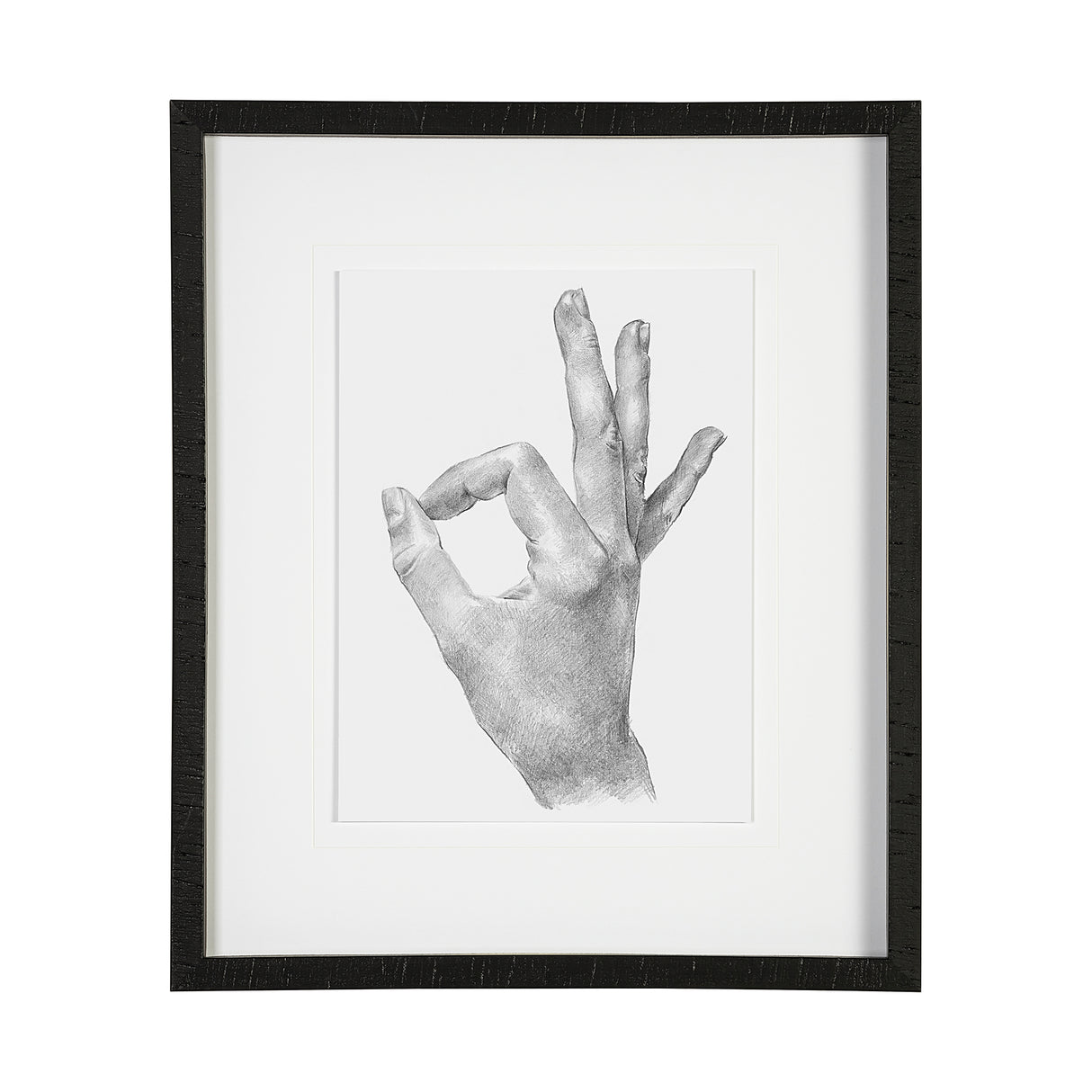 Hand Signs III by Jennifer Paxton Parker a Framed Art Print Matted under Glass from Mercana - Luna Furniture
