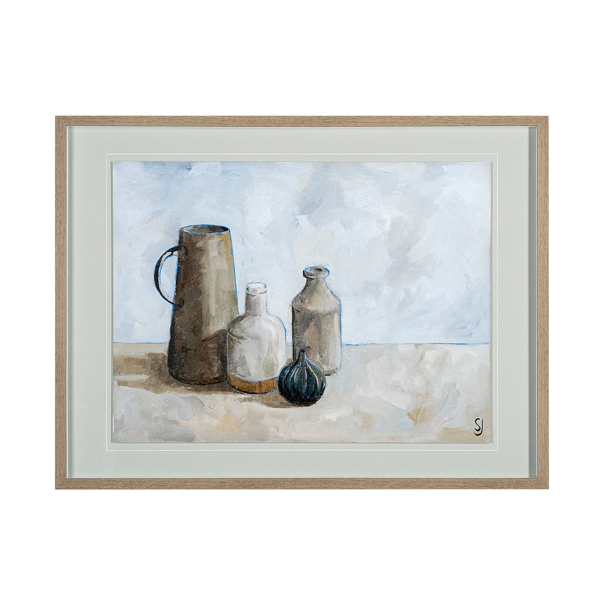 A Collection of Jars by Steven Johnson Hand Embellished Textured Framed Art Photo Matted under Glass from Mercana - Luna Furniture