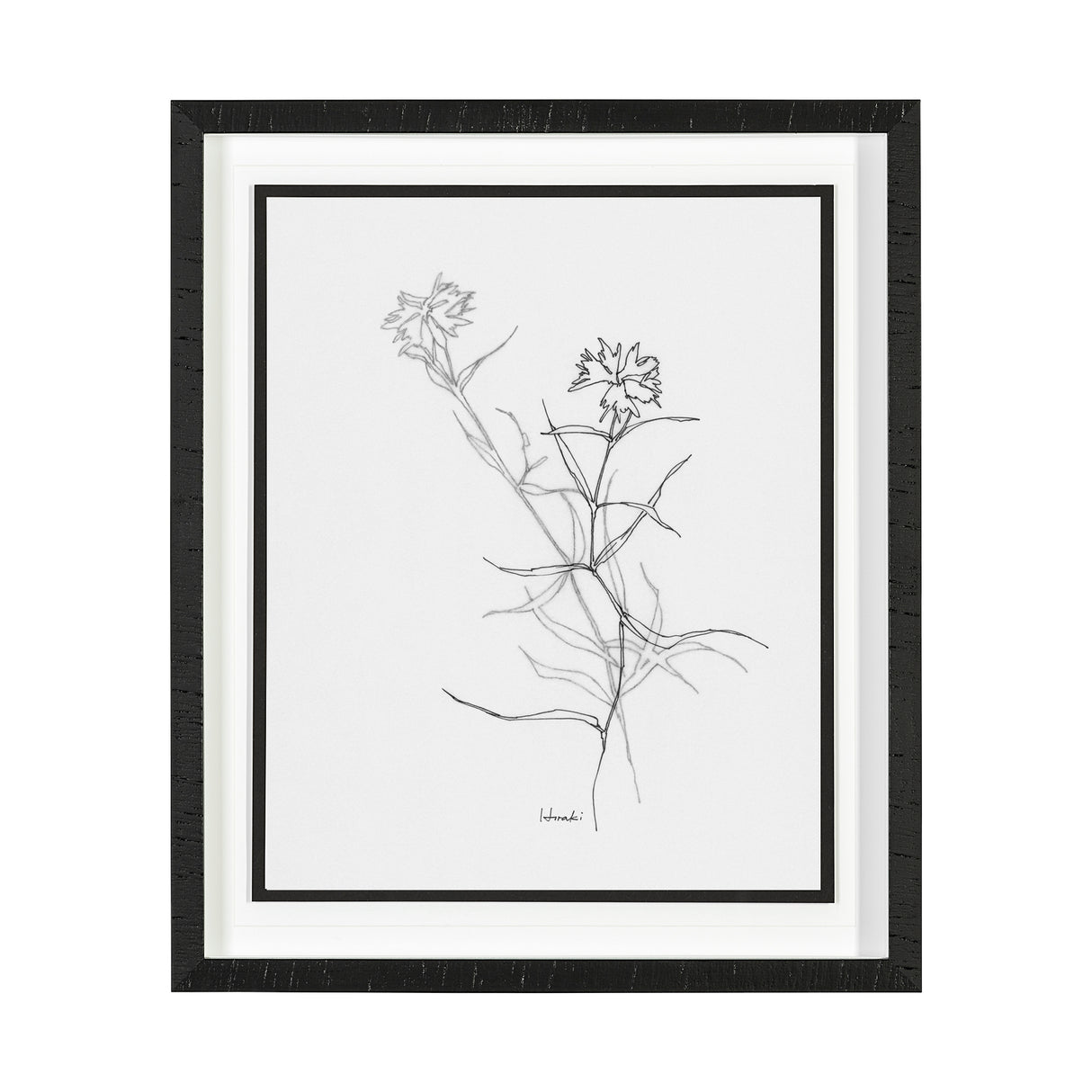 Arrangement II by Hiraki a Framed Art Print Matted under Glass from Mercana - Luna Furniture