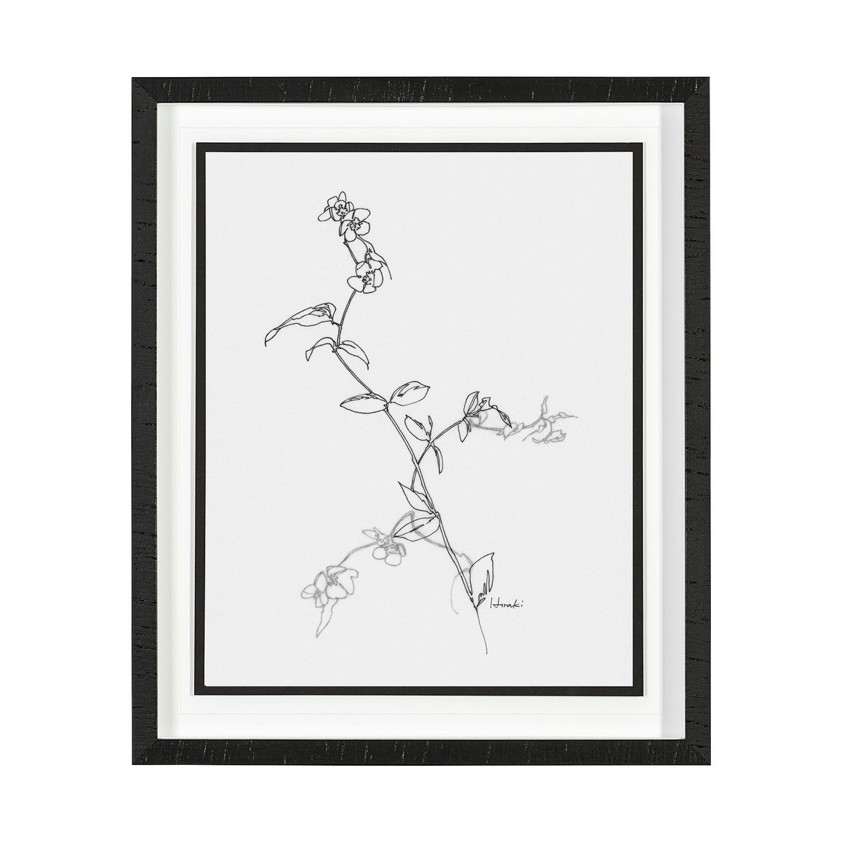 Arrangement V by Hiraki a Framed Art Print Matted under Glass from Mercana - Luna Furniture