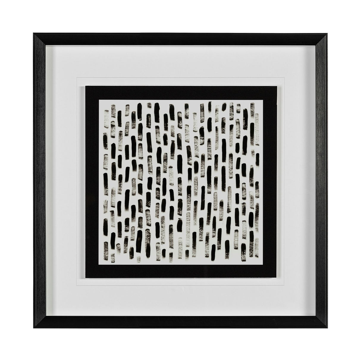 Mixed Signals IX by June Erica Vess a Hand Embellished Textured Framed Art Print Matted under Glass from Mercana - Luna Furniture