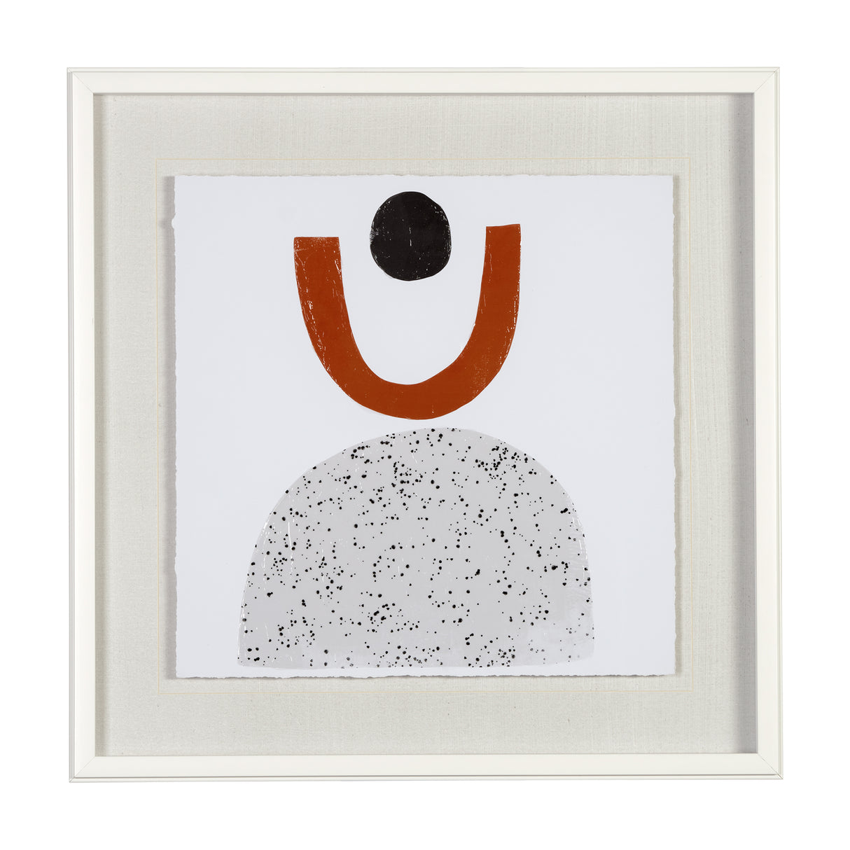 Tota I by Victoria Borges a Hand Embellished Textured Framed Art Print Matted under Glass from Mercana - Luna Furniture