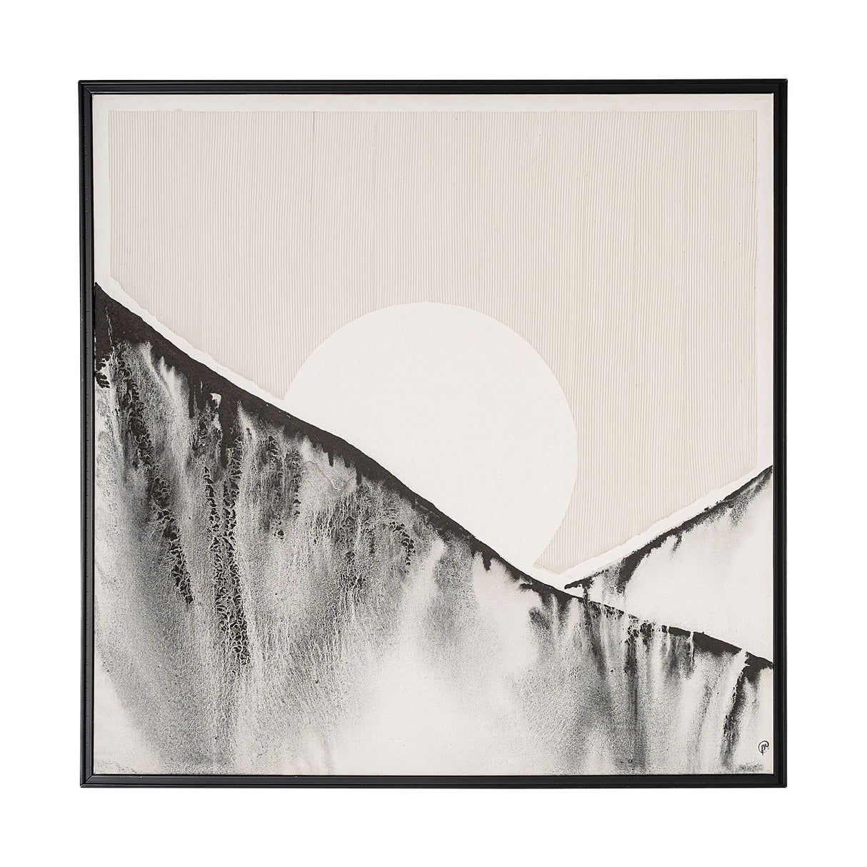 Sunrise S by Mercana Studio a Hand Embellished Textured Framed Canvas from Mercana - Luna Furniture