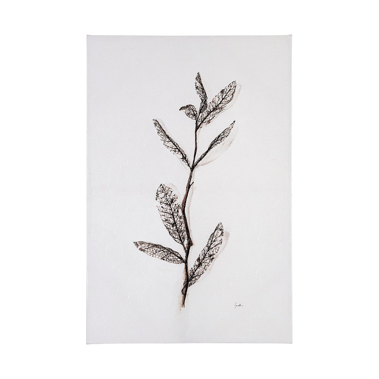 Olive Branch I by Gabrielle Campbell a Hand Embellished Textured Canvas from Mercana - Luna Furniture