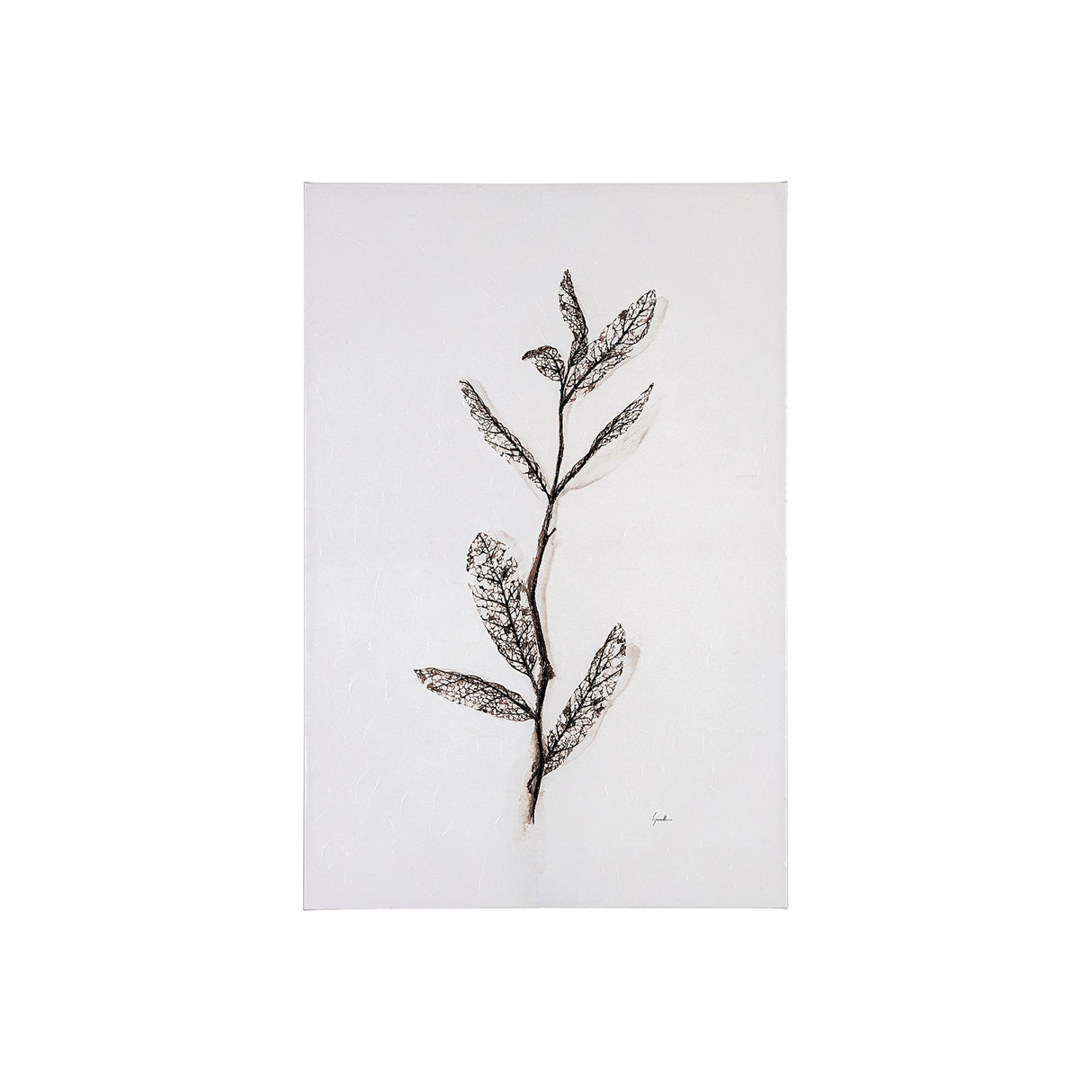 Olive Branch I by Gabrielle Campbell a Hand Embellished Textured Canvas from Mercana - Luna Furniture
