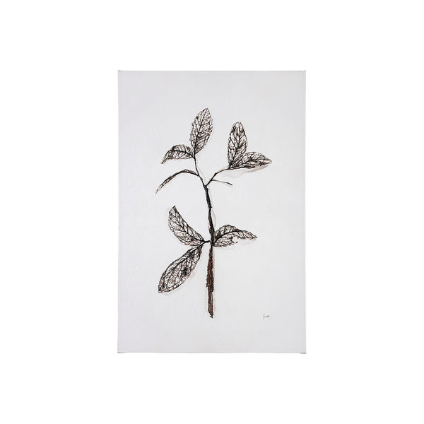 Olive Branch II by Gabrielle Campbell a Hand Embellished Textured Canvas
