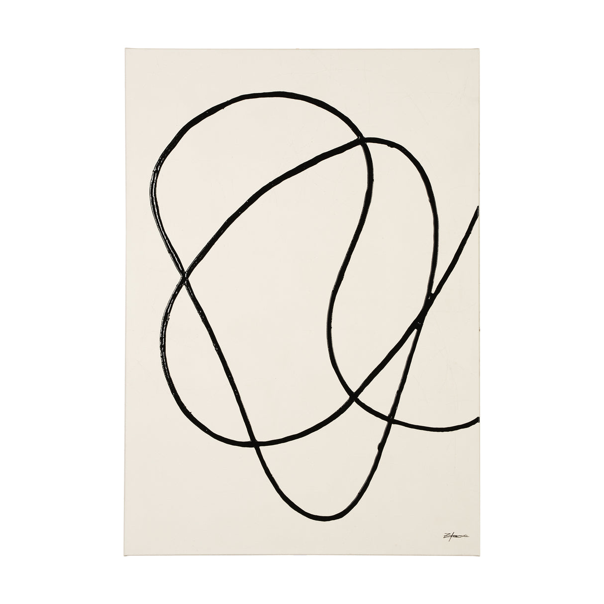 Mess II by Studio M a Hand Embellished Canvas Print from Mercana - Luna Furniture