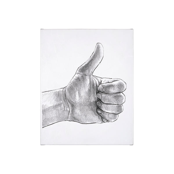 Hand Signs I by Jennifer Paxton Parker a Hand Embellished Textured Canvas