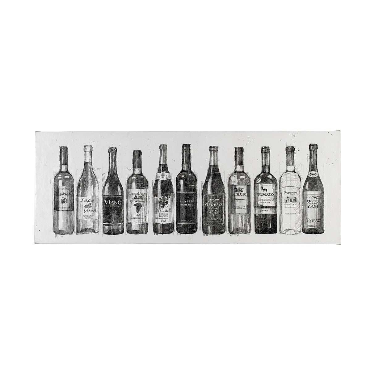 Wine Cellar Crop by Avery Tillmon a Hand Embellished Textured Canvas from Mercana - Luna Furniture