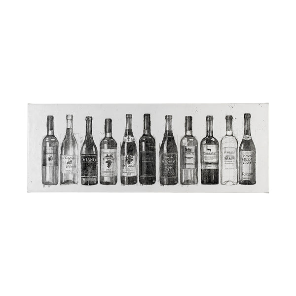 Wine Cellar Crop by Avery Tillmon a Hand Embellished Textured Canvas