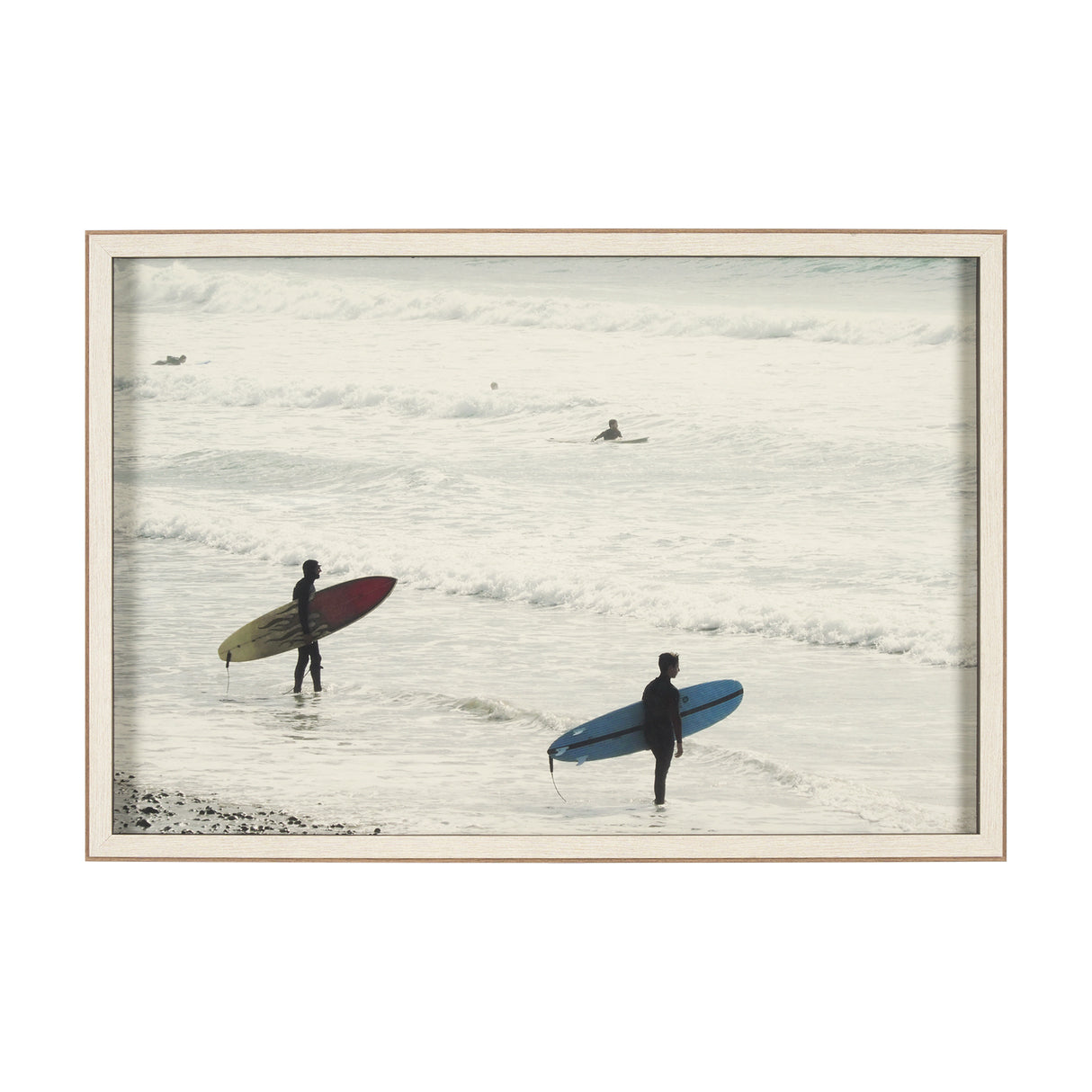 Serene Surf by Urban Octopus a Framed Photo Art Print Matted under Glass from Mercana - Luna Furniture